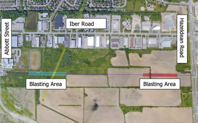 Blasting planned east of Iber Road over the next three weeks
