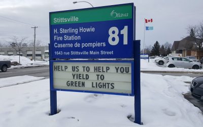 Slow down and move over for flashing green lights