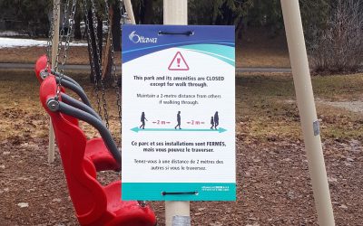 City parks and amenities are now closed