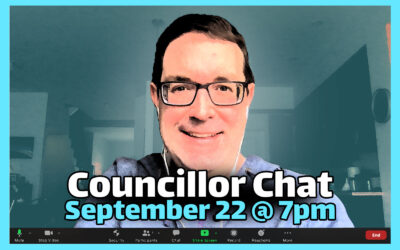 SEPT 22, 2021: Councillor Chat / Causerie avec le conseiller