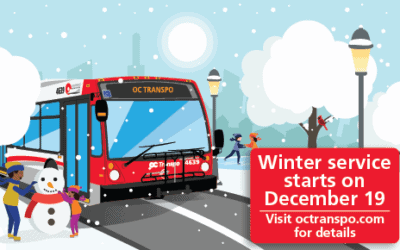 OC Transpo winter service begins Sunday, December 19