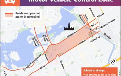 Traffic impacts related to Canada Day events (2022)