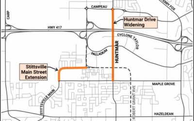 Public consultation for Huntmar upgrades & Stittsville Main extension June 15