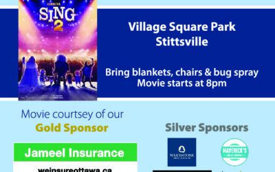 AUGUST 12: Movie Night in Village Square Park