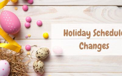 Easter Weekend Schedule Changes