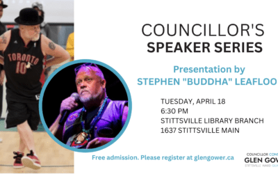 Councillor’s Speaker Series: Stephen “Buddha” Leafloor