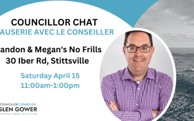 April 15: Councillor Chat at Brandon & Megan’s No Frills