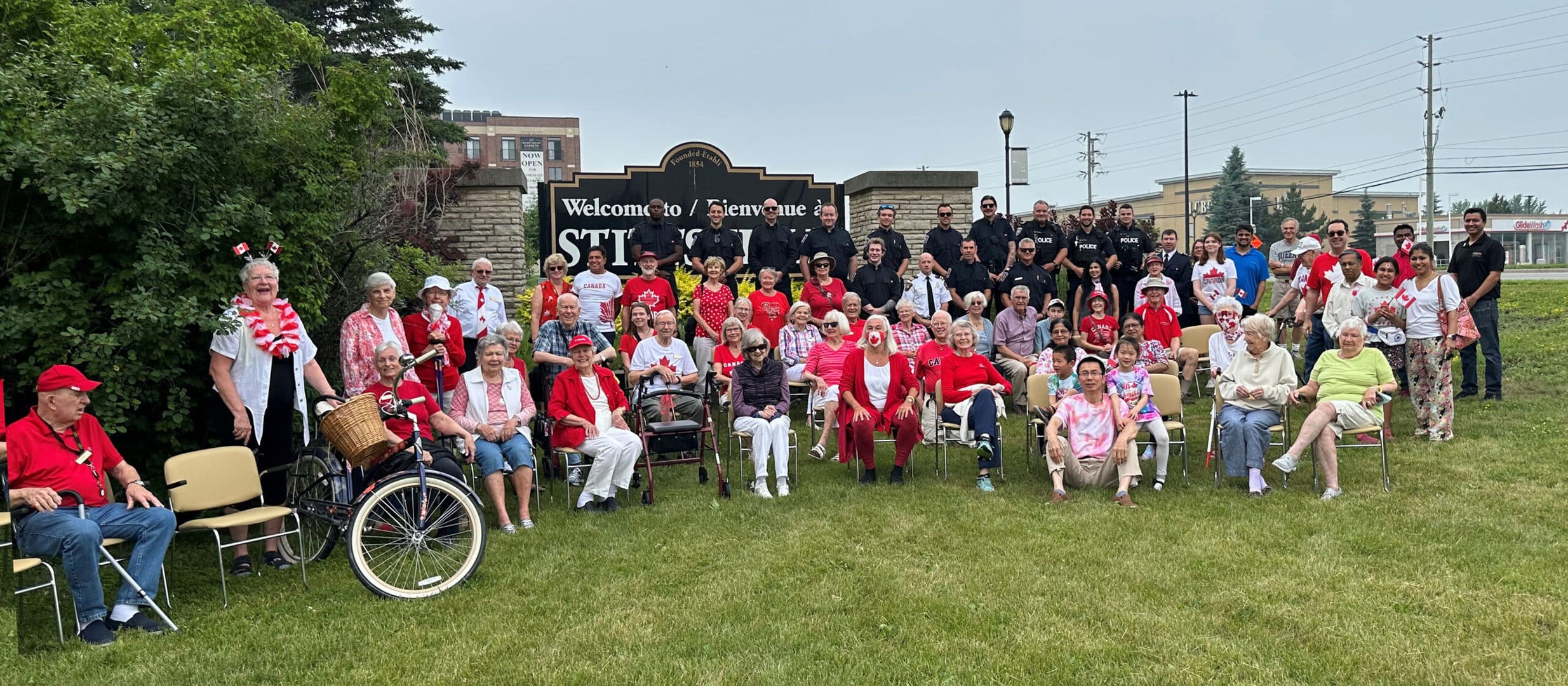 Canada Day flag raising