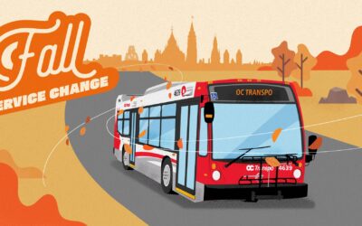 OC Transpo fall service begins Sunday, August 27