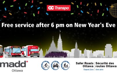Ride OC Transpo for free on New Year’s Eve!
