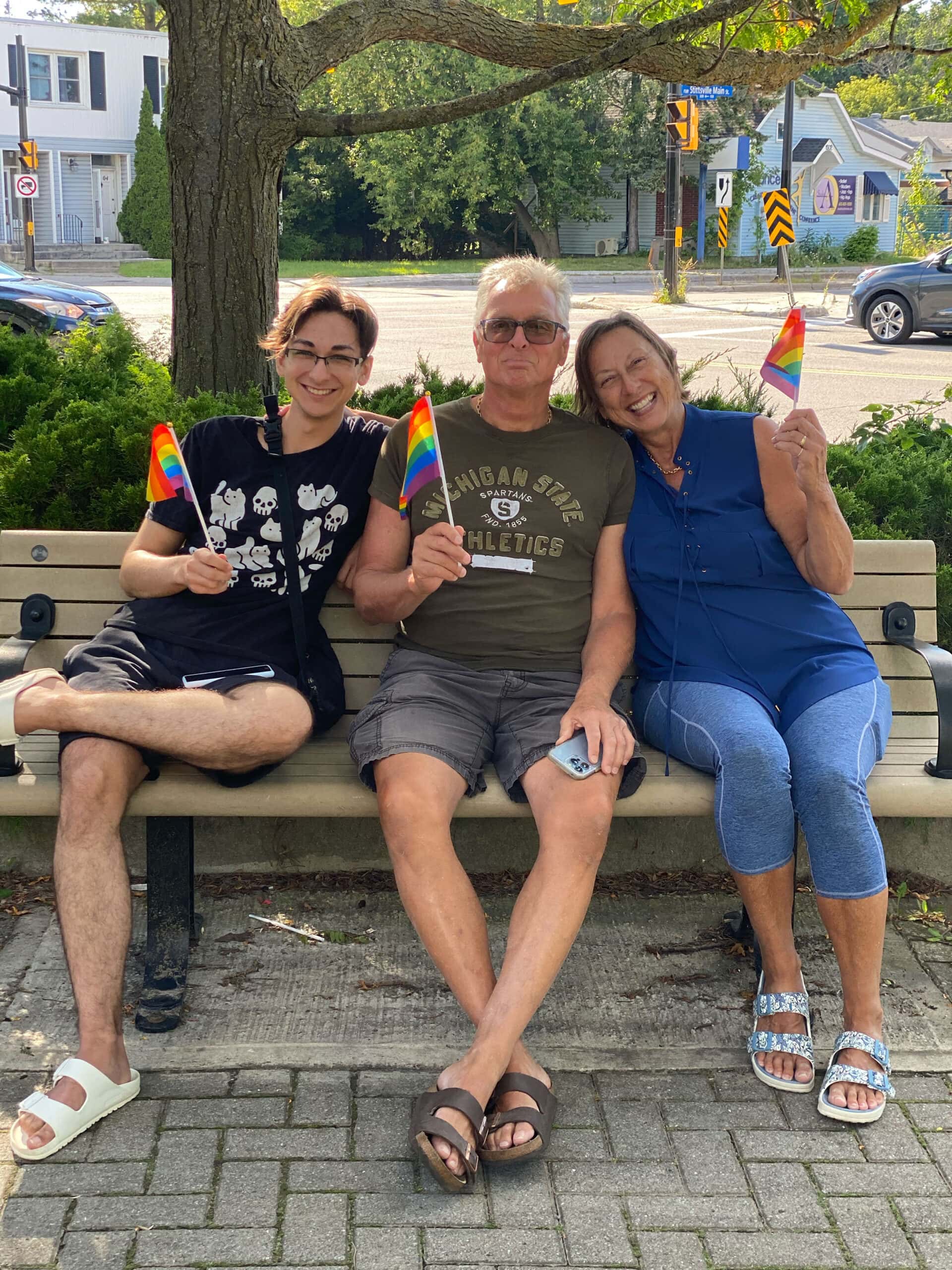 2024 Pride Week flag raising ceremony in Stittsville 