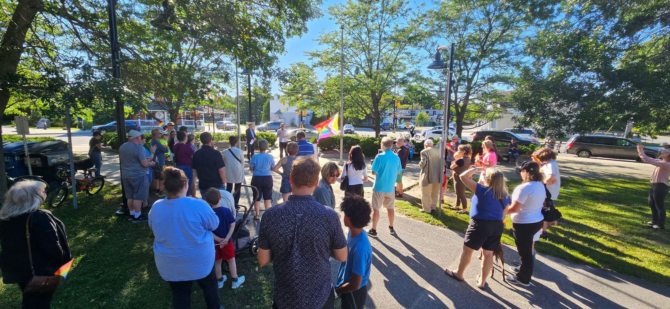 2024 Pride Week flag raising ceremony in Stittsville 