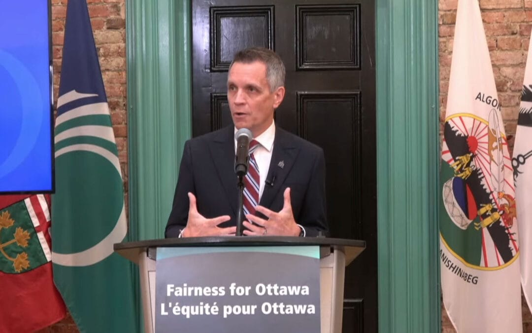 Mayor says Ottawa is facing financial crisis based on shortfall in federal and provincial funding