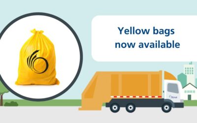 Yellow bags are now available