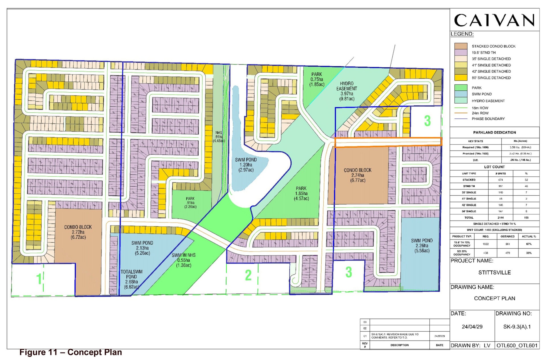 Caivan Stittsville South subdivision plan, updated January 25