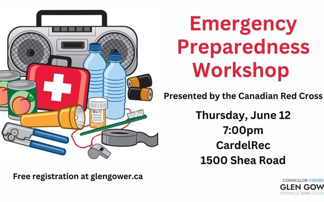 June 12: Emergency preparedness workshop