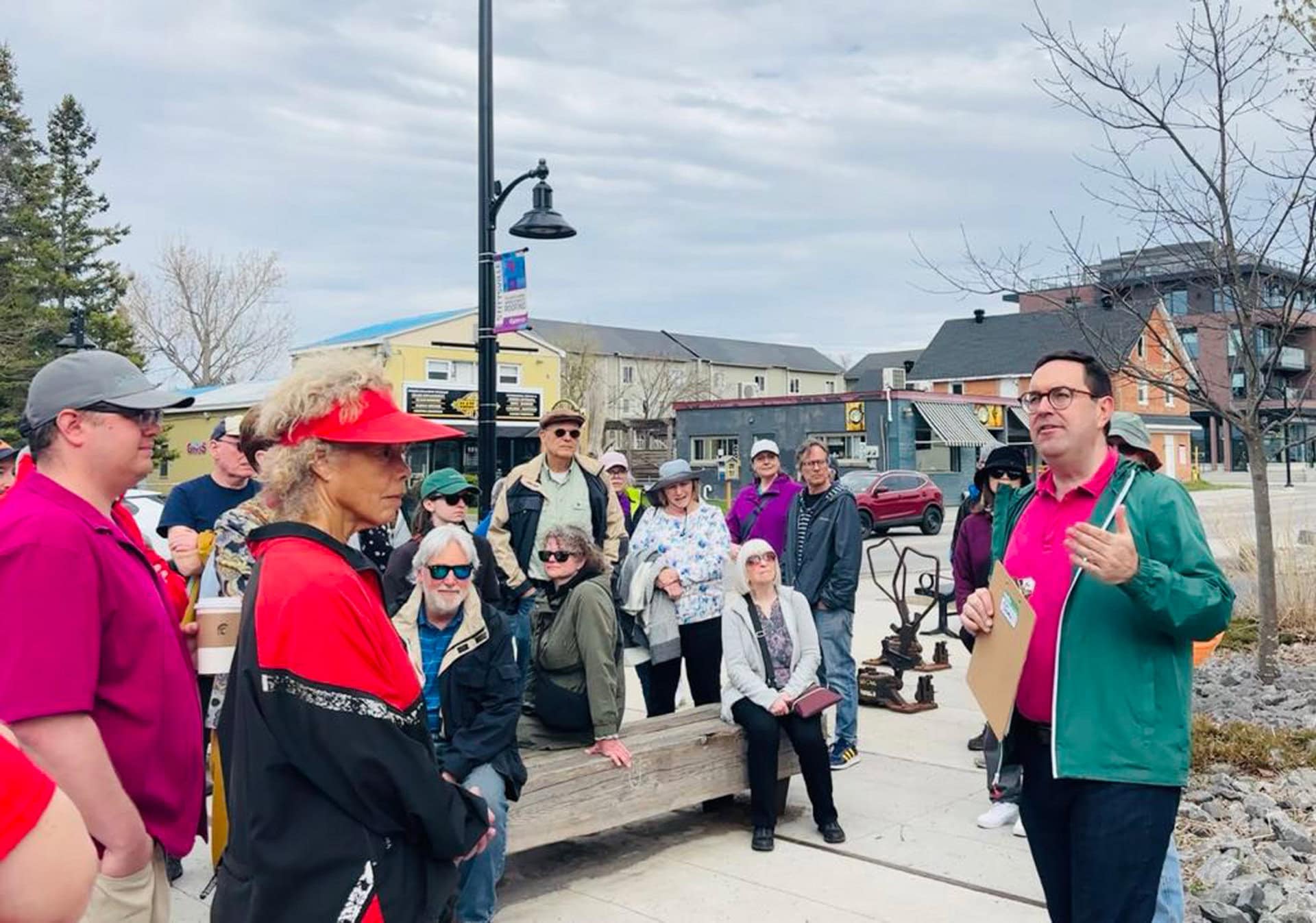Jane's Walk 2025 on Stittsville Main Street - Bradley Square