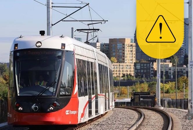 O-Train Line 1 closed October 4 and 5 for planned maintenance