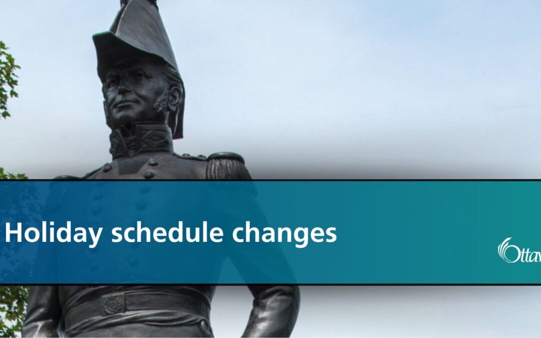 Colonel By Day 2025 schedule changes