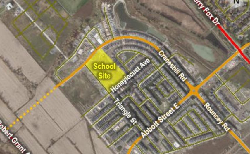 620 Triangle Street: Site Plan Control application for a new Catholic elementary school