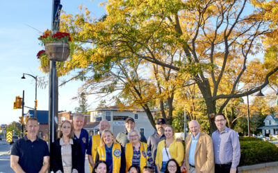 Flower baskets brighten Stittsville Main Street