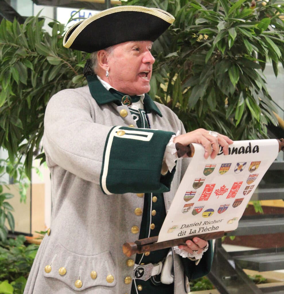 25 years at CARDELREC-Goulbourn. Daniel Richer Dit Laflêche, town crier