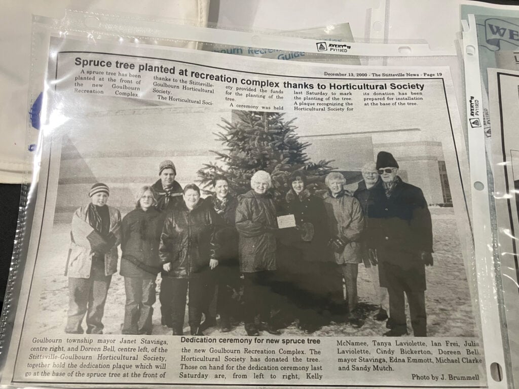 25 years at CARDELREC-Goulbourn. archival newspaper clipping