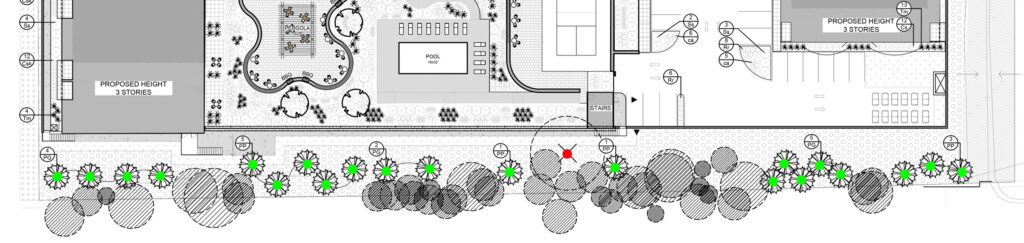 6310 Hazeldean Road - tree conservation and landscaping