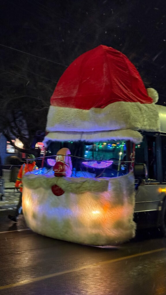 Stittsville Parade of Lights - Santa bus