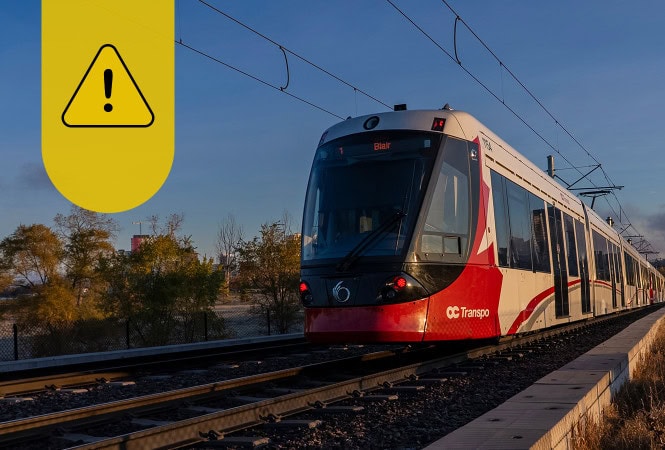 O-Train Line 1 service to begin at noon on Sunday, December 21