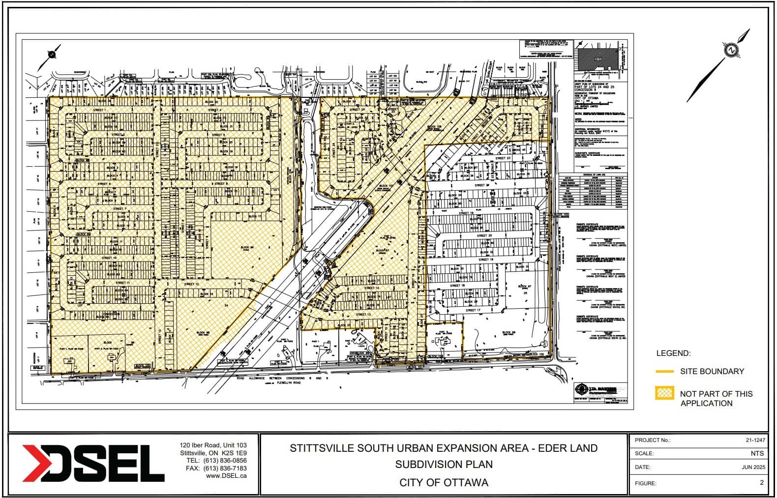 Plan of Subdivision (includes Stittsville South W-4)