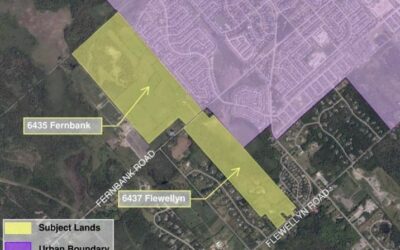 Urban boundary expansion proposal: 6435 Fernbank Road and 6437 Flewellyn Road