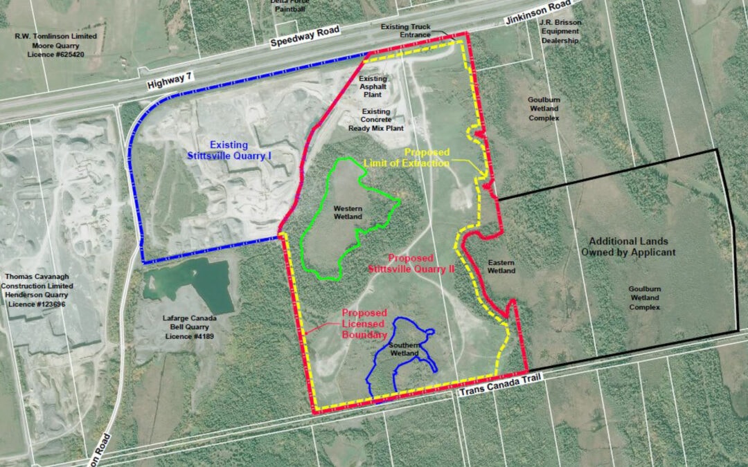 NOTEBOOK: Speaking notes on the Tomlinson Quarry and wetlands