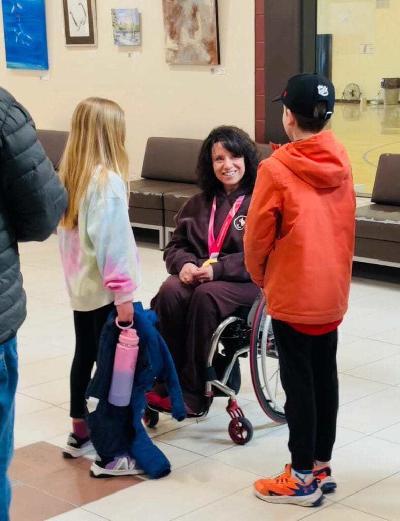 Celebrating Collinda Joseph Day on April 4, 2026. Collinda with young fans