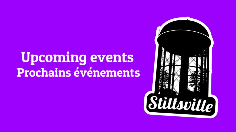 Upcoming events / Prochains événements