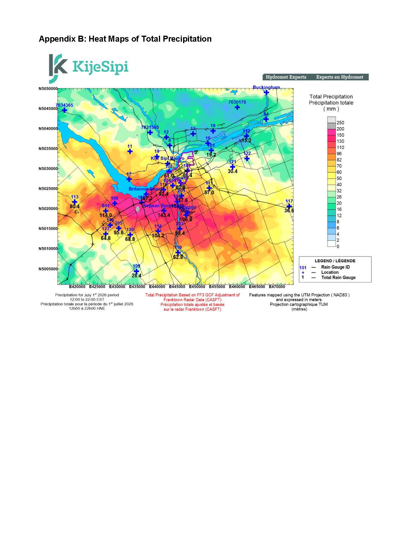 Appendix B: Heat Maps of Total Precipitation