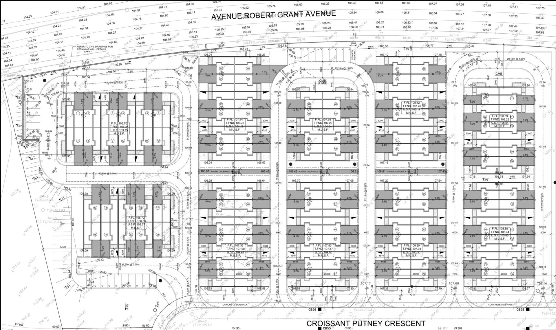 723 Putney site plan map.