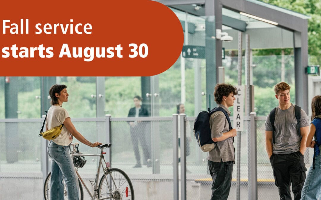 OC Transpo Fall service changes begin August 30