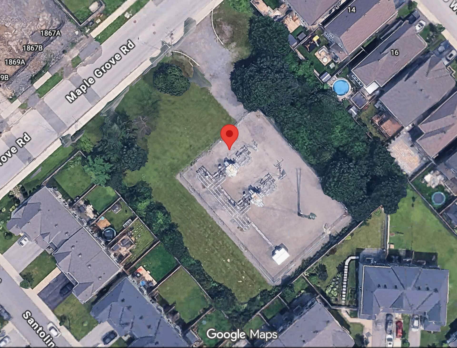 Overhead imagery from Google Maps, dated 2026. Screenshot