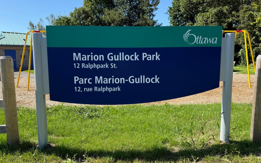 SEPTEMBER 26: Commemorative naming ceremony at Marion Gullock Park