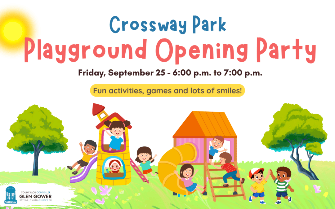 September 25: Join Us for the Crossway Park Playground Opening Party!