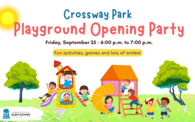 September 25: Join Us for the Crossway Park Playground Opening Party!
