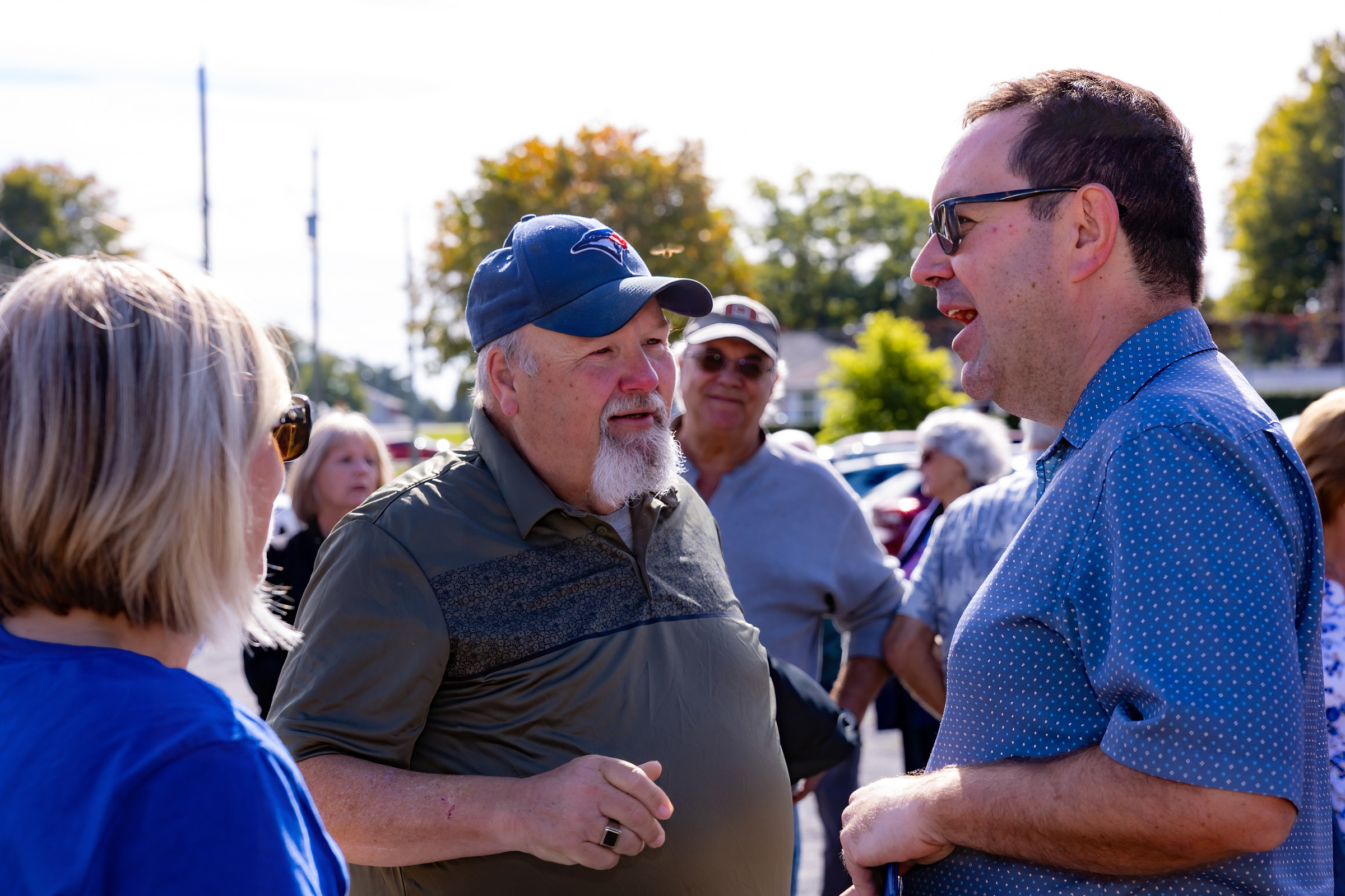 Marion Gullock Park commemorative naming ceremony on September 26, 2026. Glen with Andrew