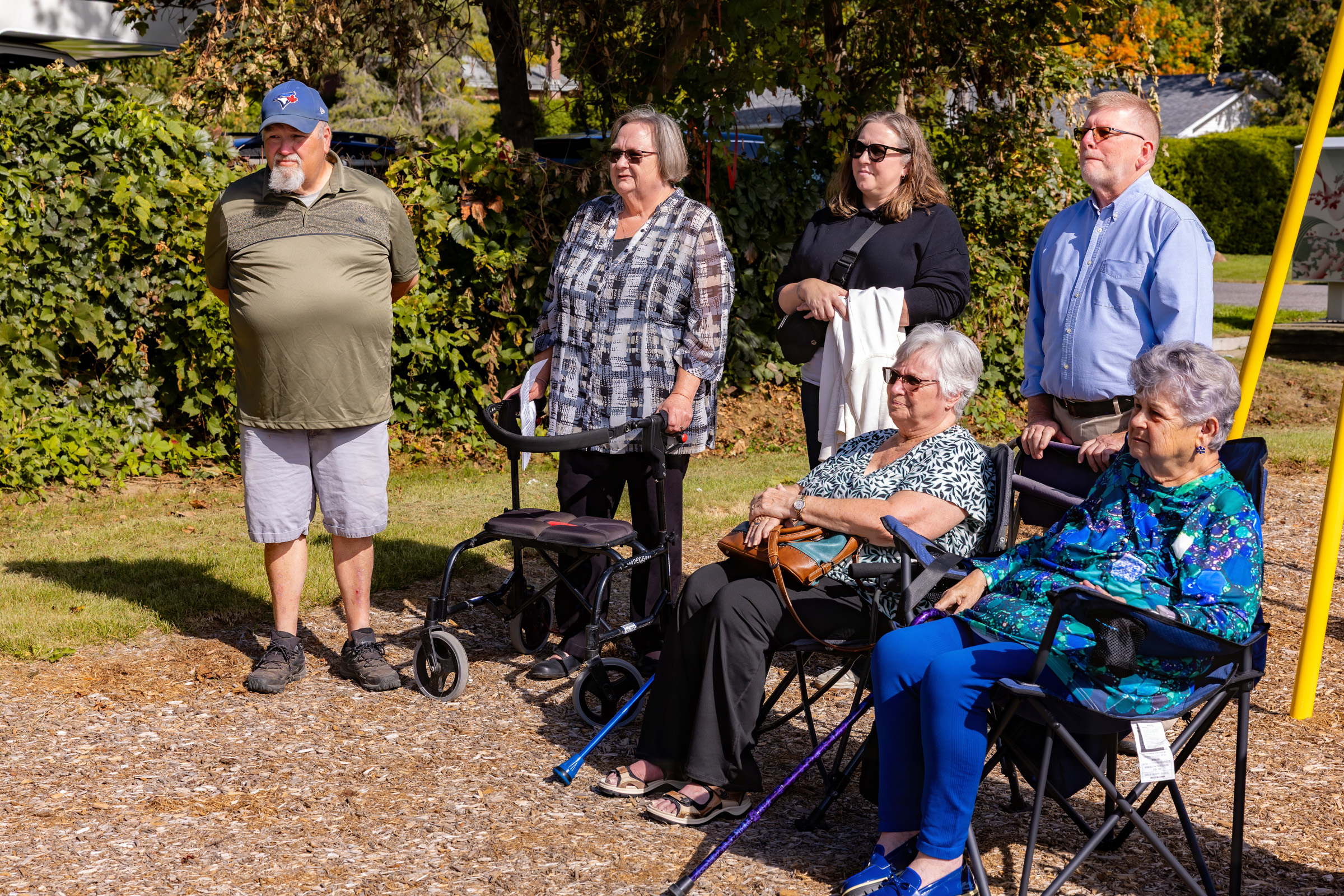 Marion Gullock Park commemorative naming ceremony on September 26, 2026. Marion's family